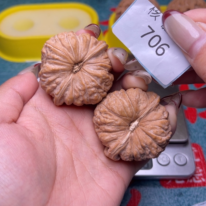 文玩核桃把件南瓜墩43.706