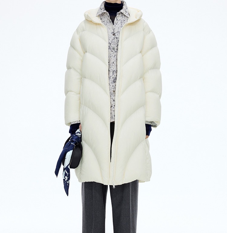 250464【安琪】【江 订单】2025冬季新款长款连帽泡芙羽绒服