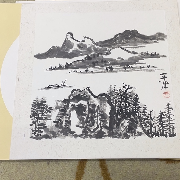 国画33-33卡纸作品艺