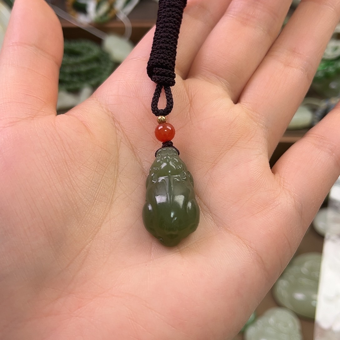 和田玉吊坠(赠链)未镶嵌南*晚