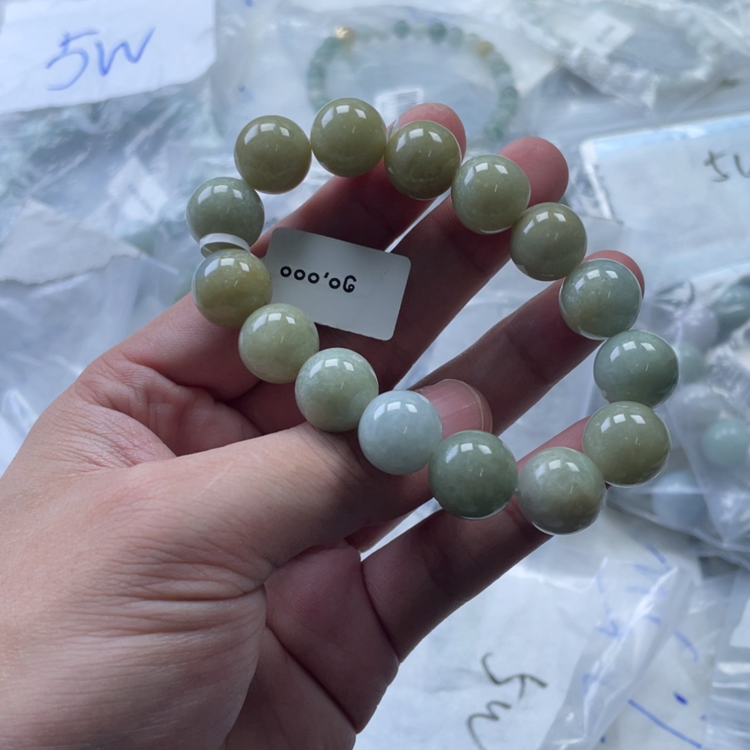 翡翠未镶嵌手链翡翠手链项链