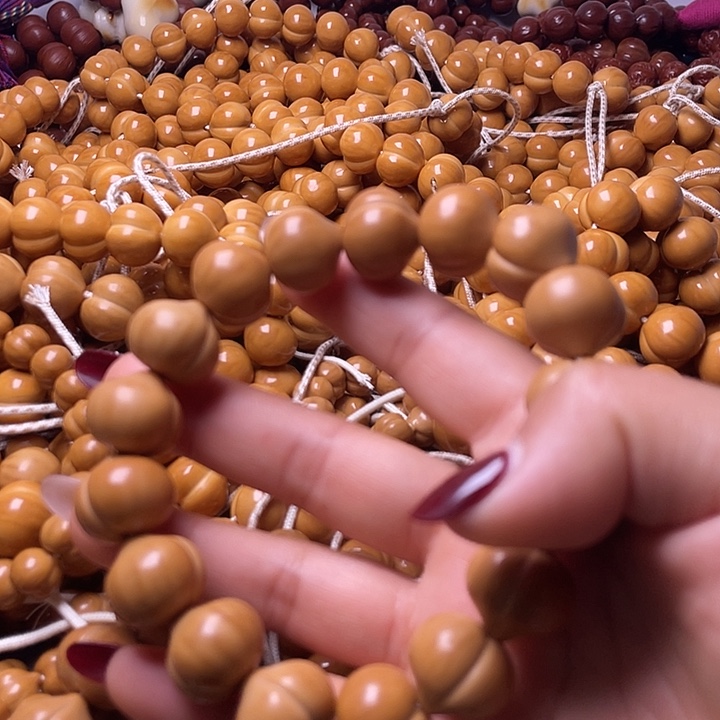 手串猴头核桃17尺寸镜面柯基屁桃手持全品无暇