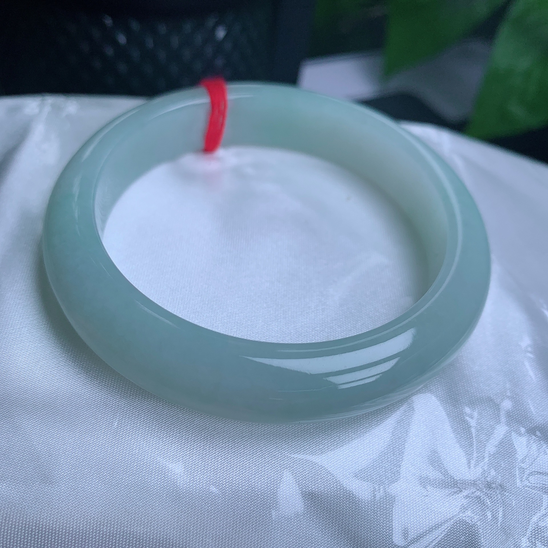 缅甸天然翡翠A货正圈59.8