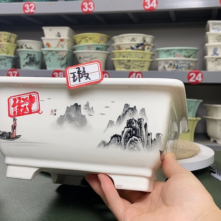 紫砂紫砂花盆5522