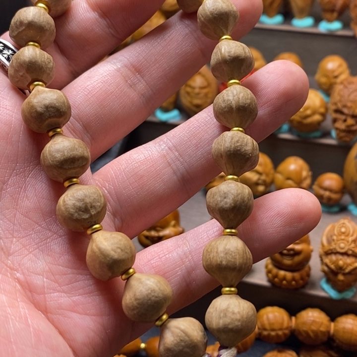 橄榄核手串/手链1.2   原皮 蜜桃臀