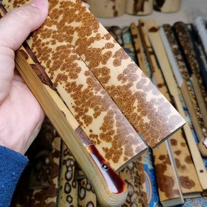 扇子定制李敏亮师傅垂露头型