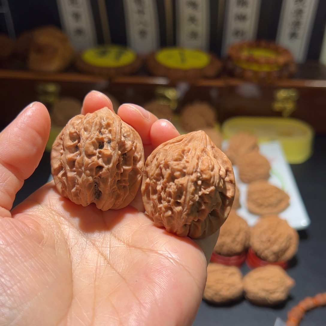 把件文玩核桃赤***秦墩