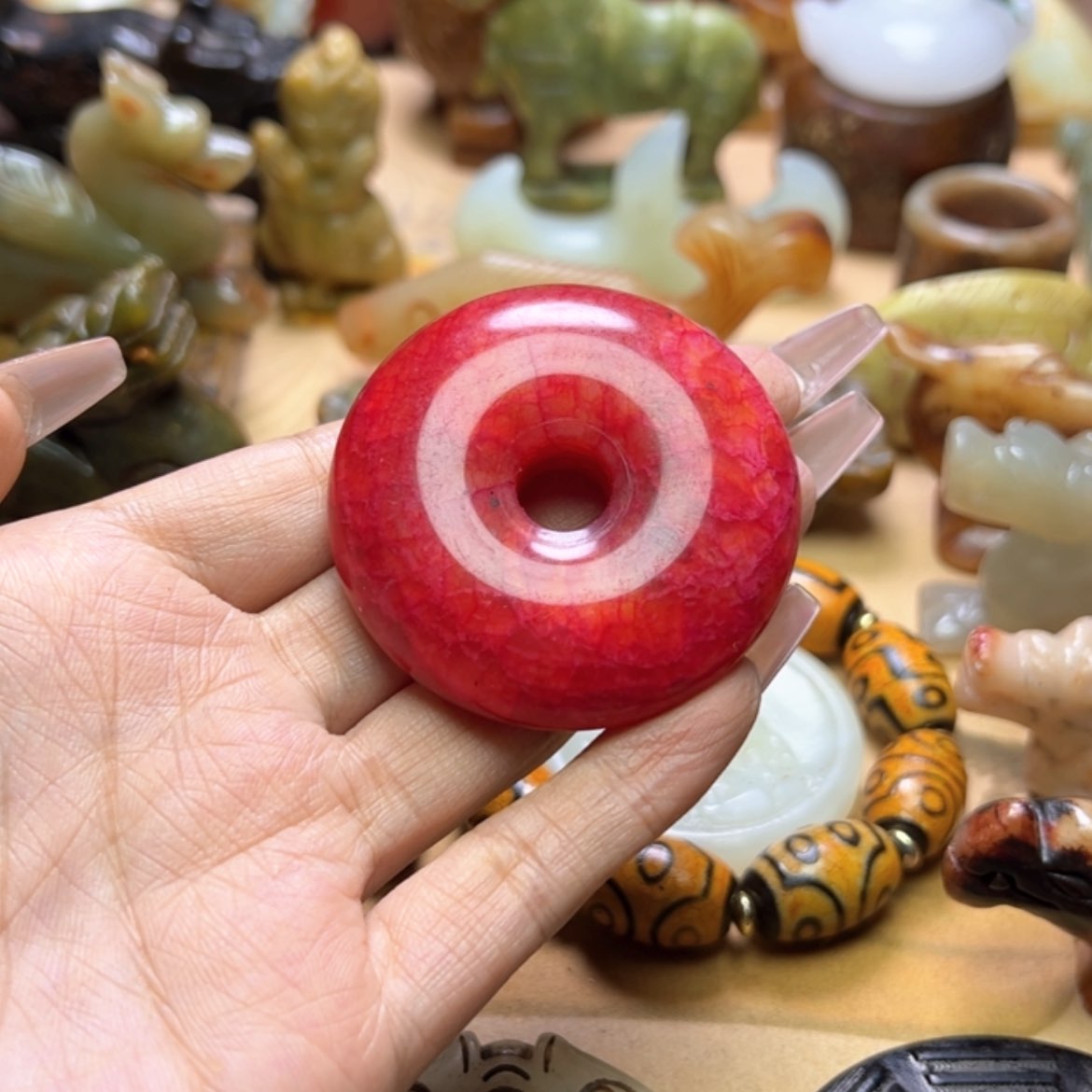 【闪购商品】蛇纹石玉颈饰未镶嵌