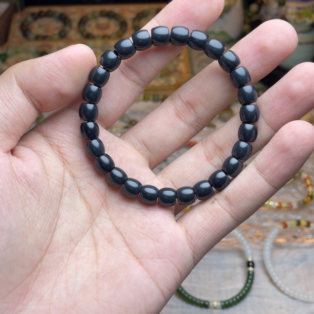 和田玉未镶嵌手链