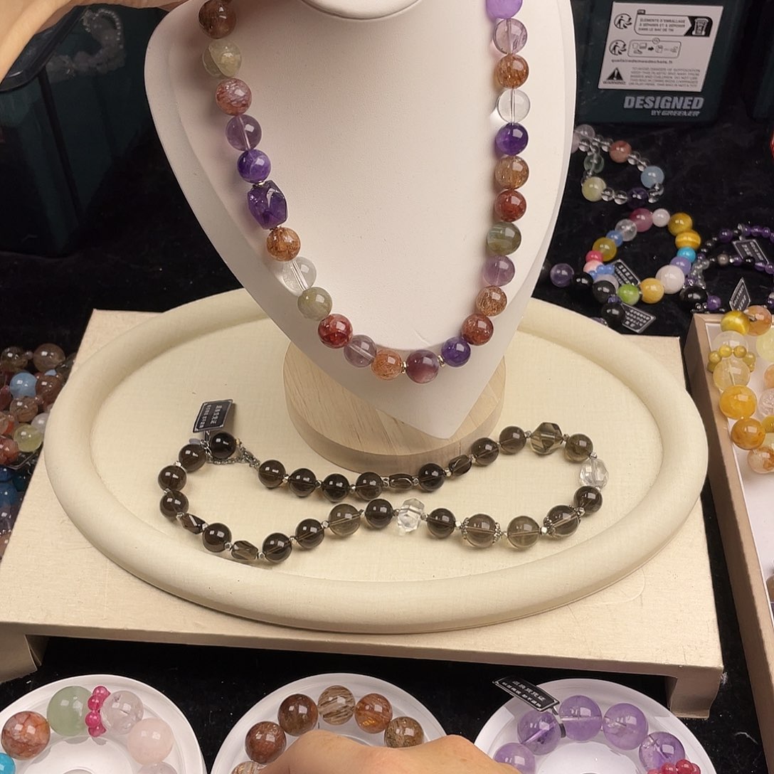 水晶手链银S925镶嵌