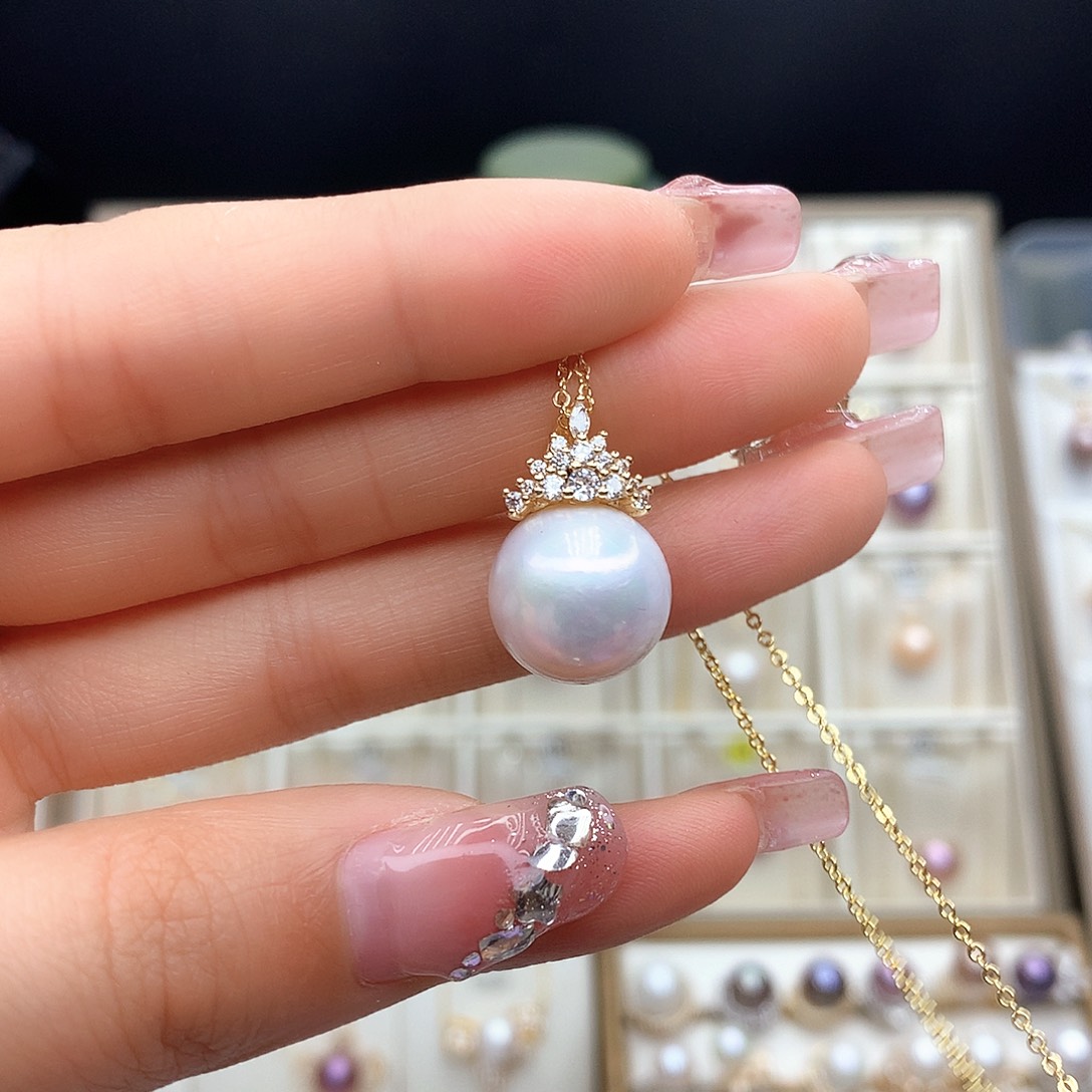 淡水珍珠颈饰合金