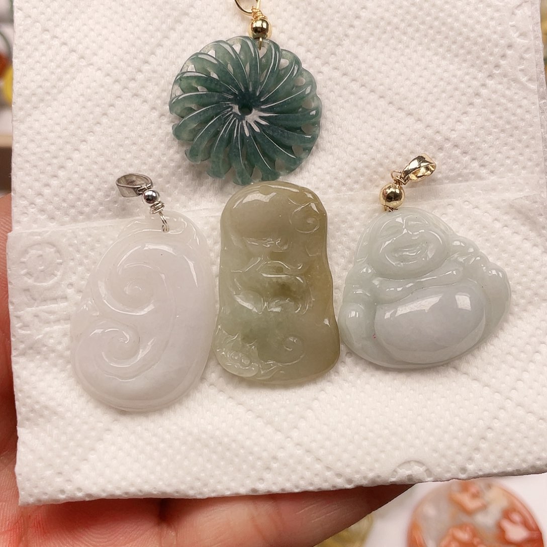 翡翠未镶嵌颈饰翡翠