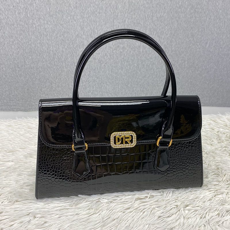 2677高档手提包新款包包时尚鳄鱼纹大容量单肩斜挎包