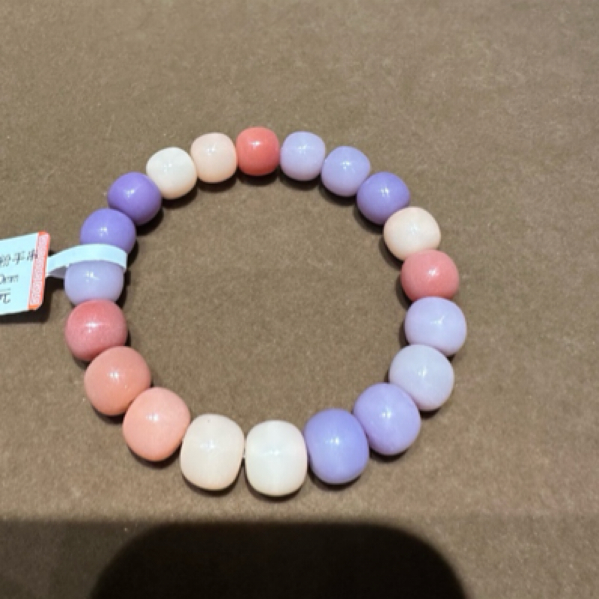 菩提根单圈手串（古法染，植物染色）一物一拍