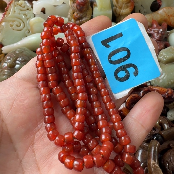 俺***玛瑙/玉髓颈饰合金