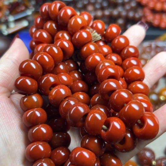 玛瑙/玉髓颈饰未镶嵌感*