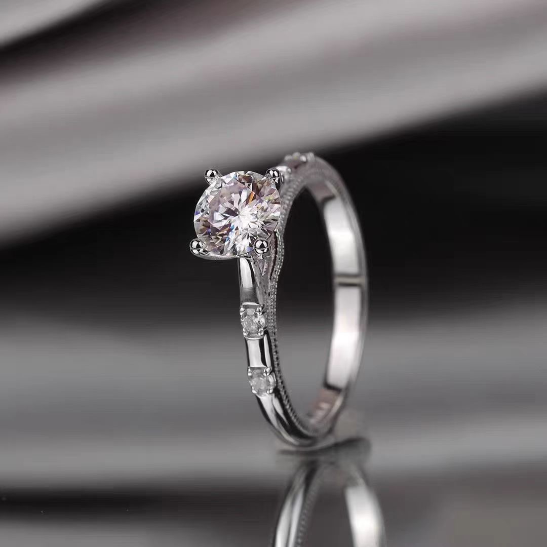 《北北定制》海棠女戒 1.0ct