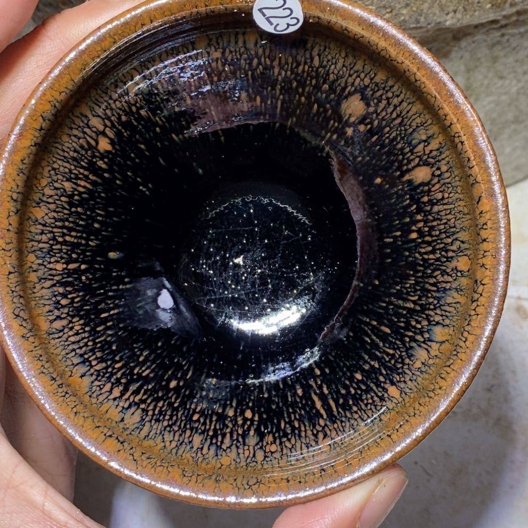 茶盏龙窑柴烧开窑223