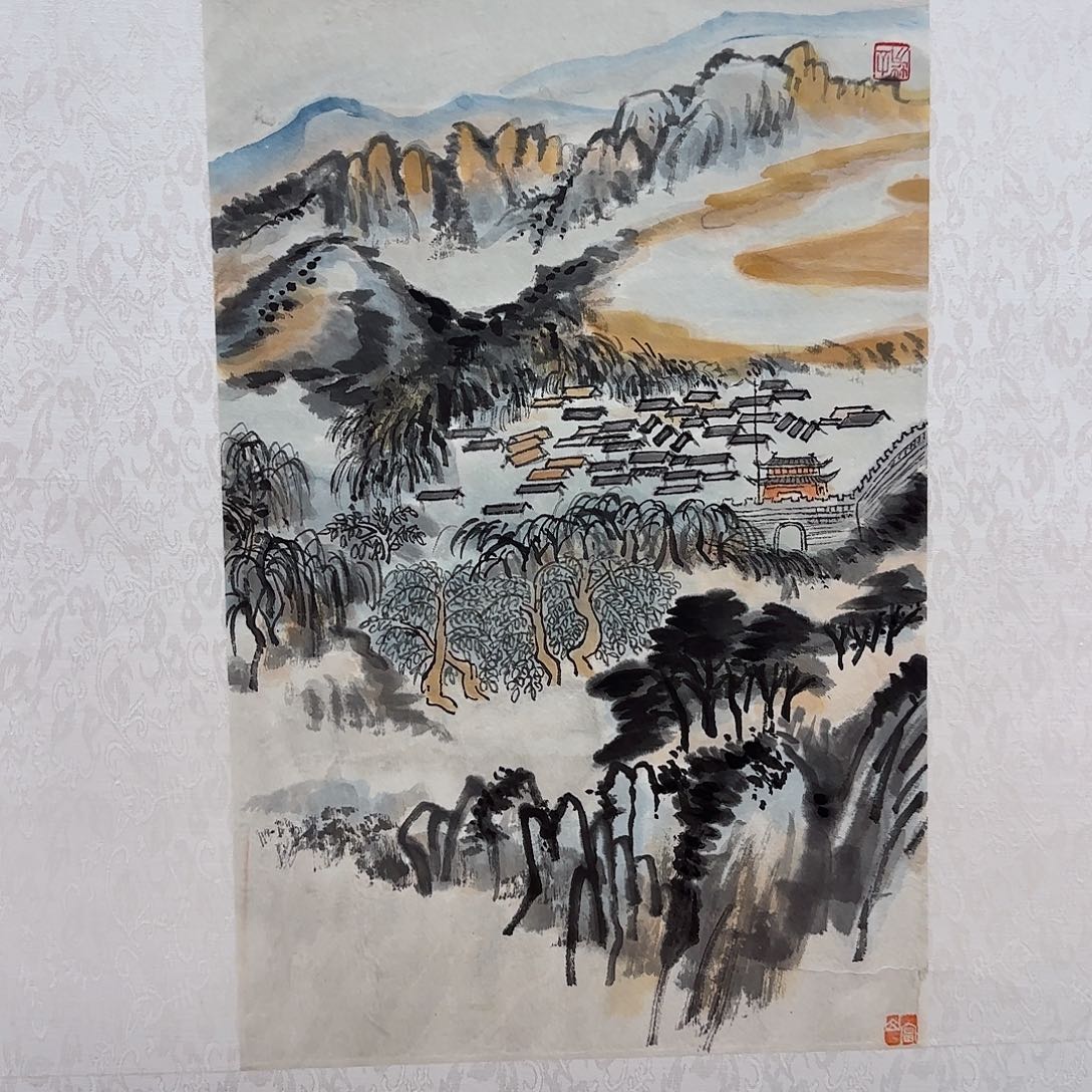 国画艺术家的作品