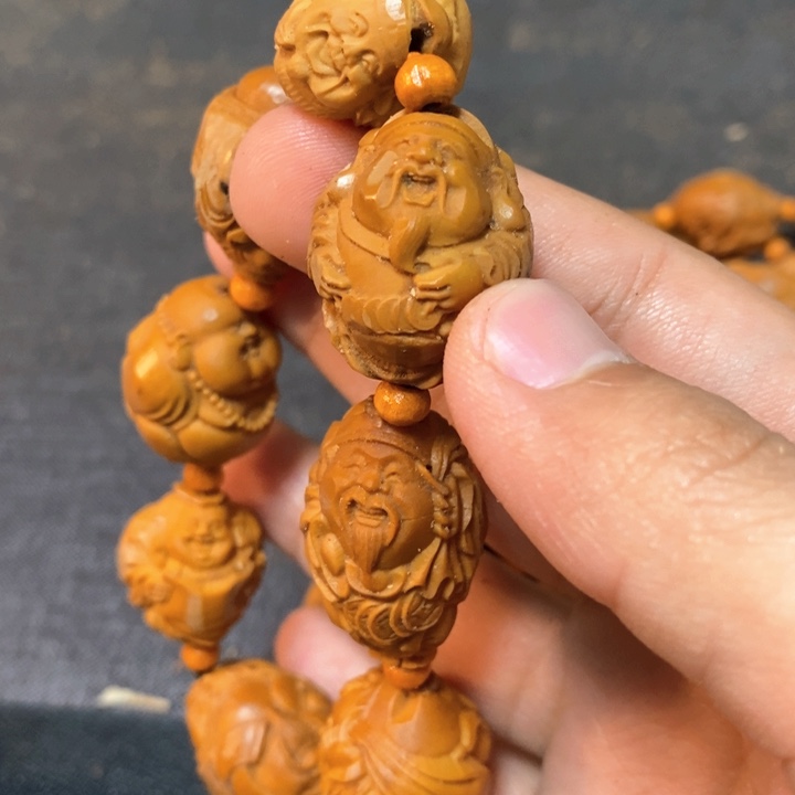橄榄核手串/手链橄榄微瑕2.1财神