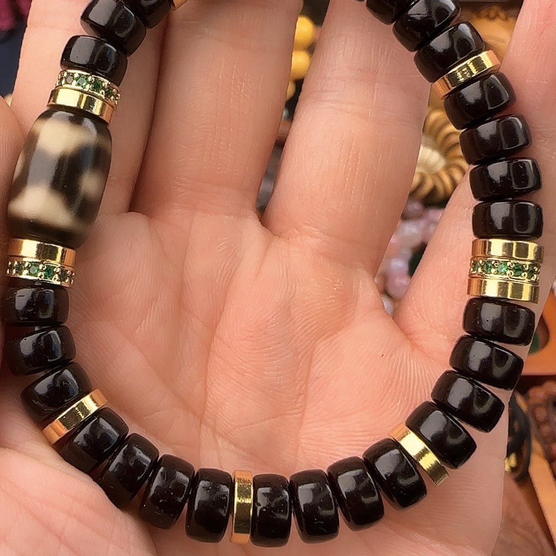 椰蒂吊坠满配黑金椰蒂