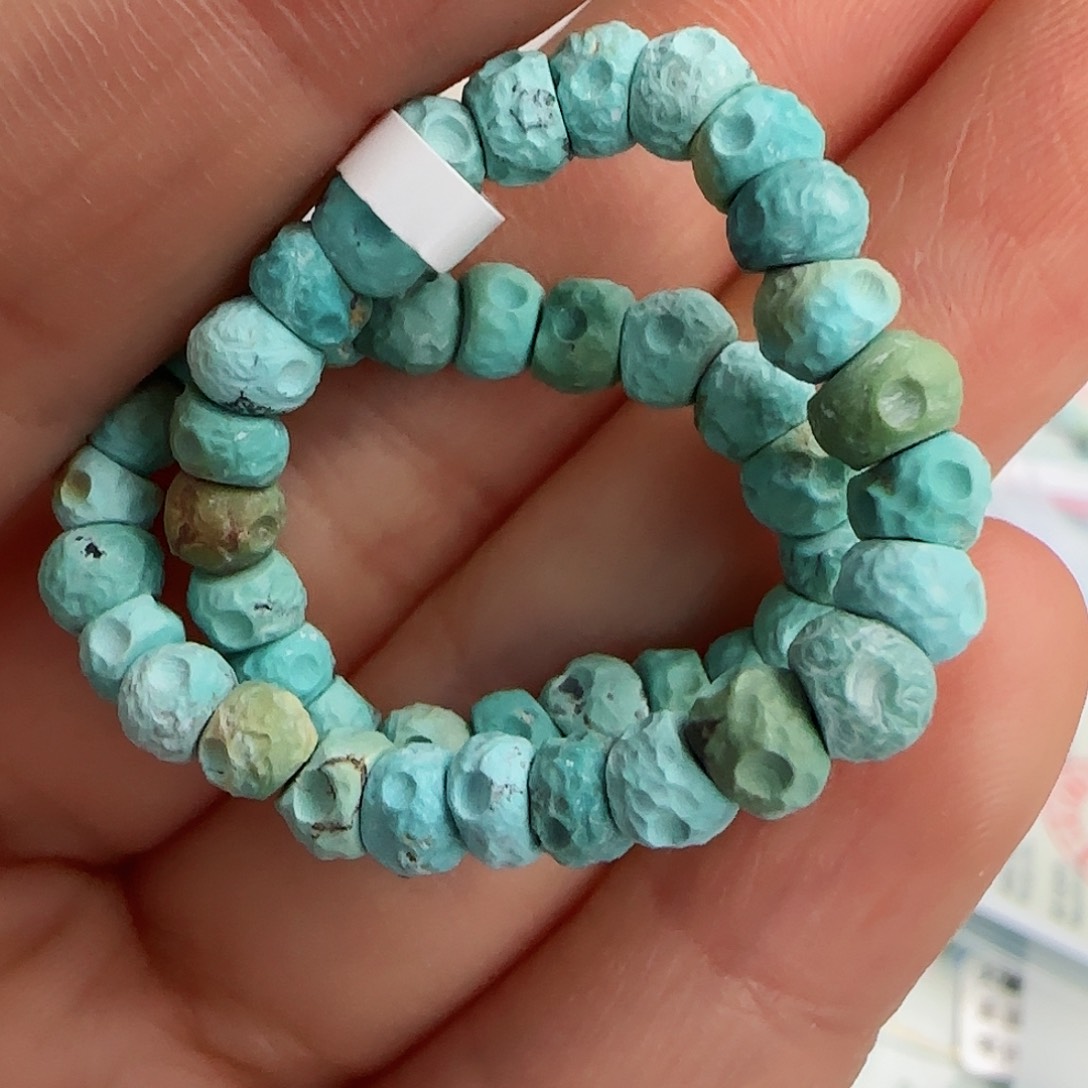 绿松石珠宝半成品未镶嵌