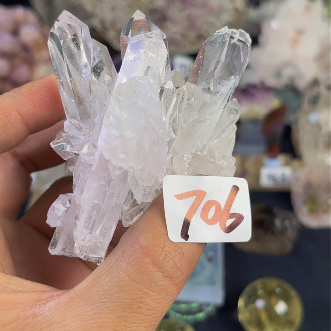 水晶天然水晶家居摆件未镶嵌多**麻