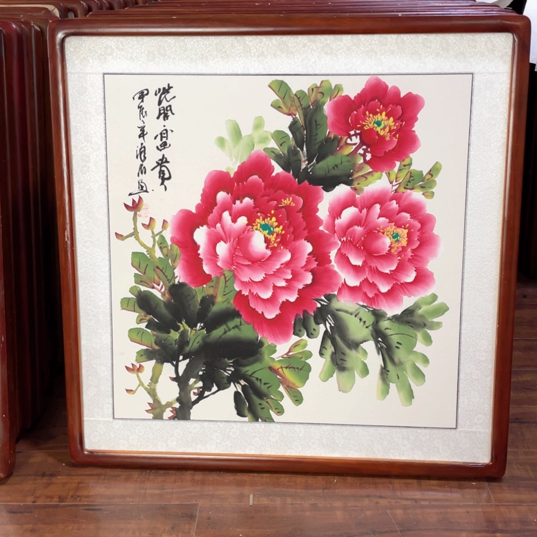 国画带框尺寸63*63厘米