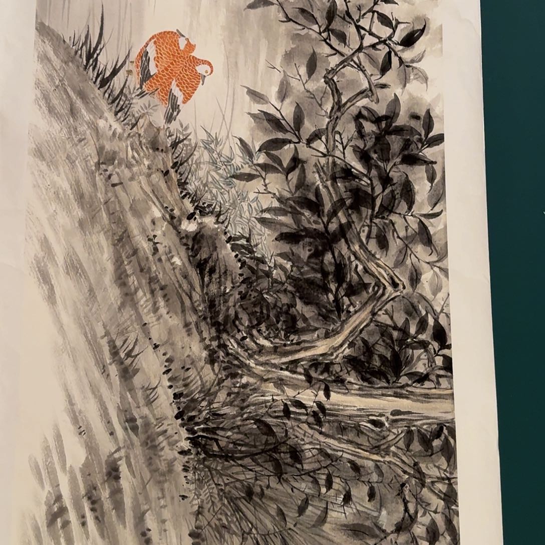 国画董老师画作画作