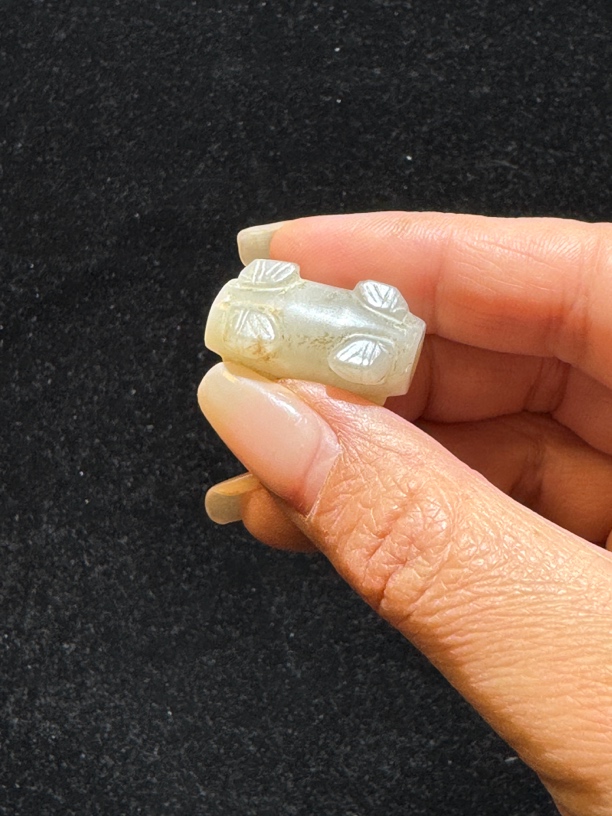 和田白玉玉勒子挂件