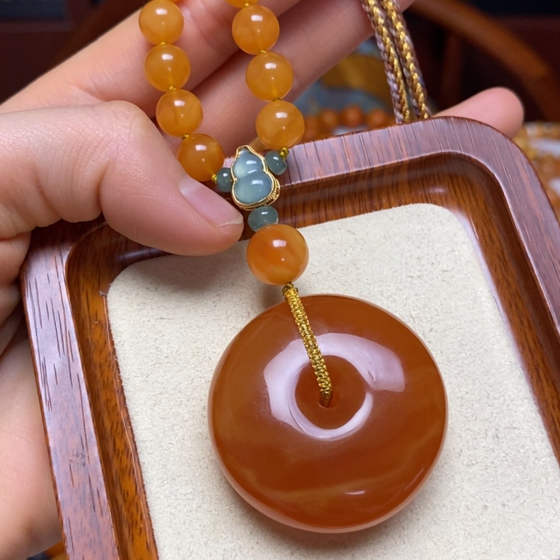 【闪购商品】蜜蜡颈饰未镶嵌项链