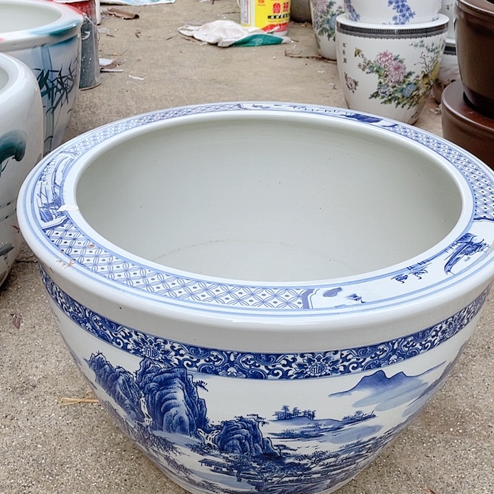 景德镇陶瓷鱼缸景德镇陶瓷鱼缸