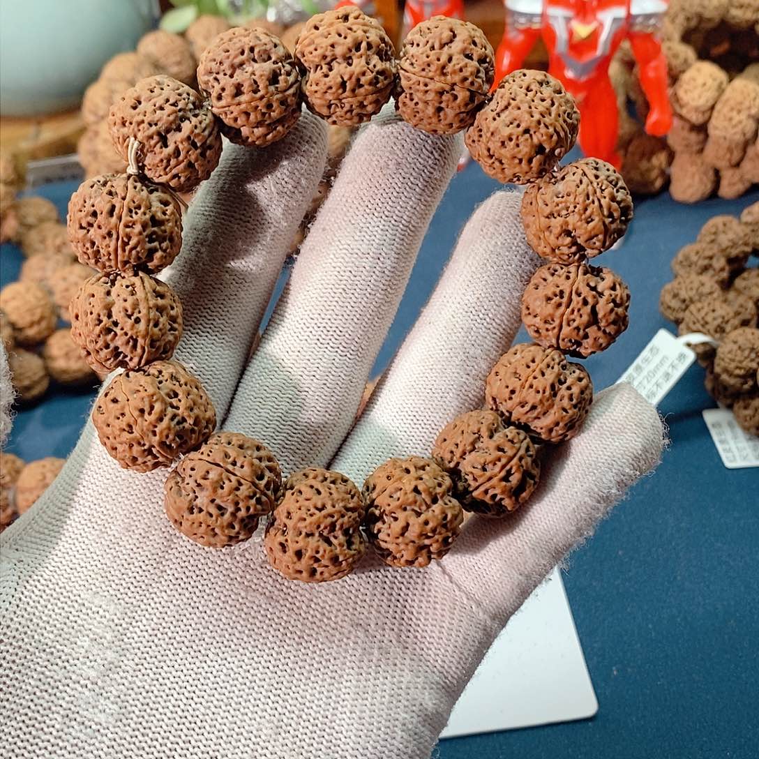 金刚菩提手串青****还蜂王20mm串珠文玩