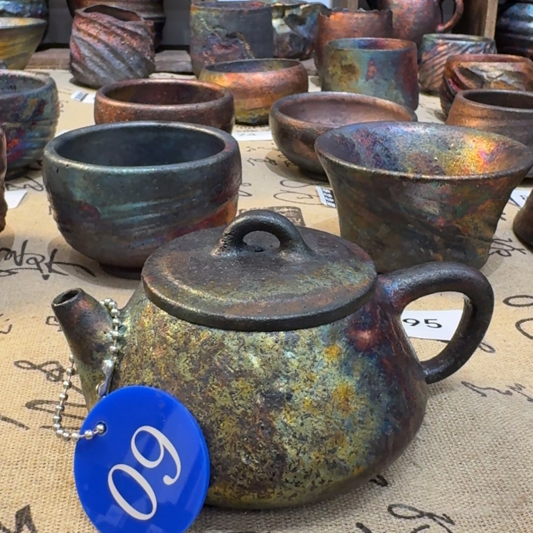 八***囍荥经黑砂炸福利窑彩石瓢壶9