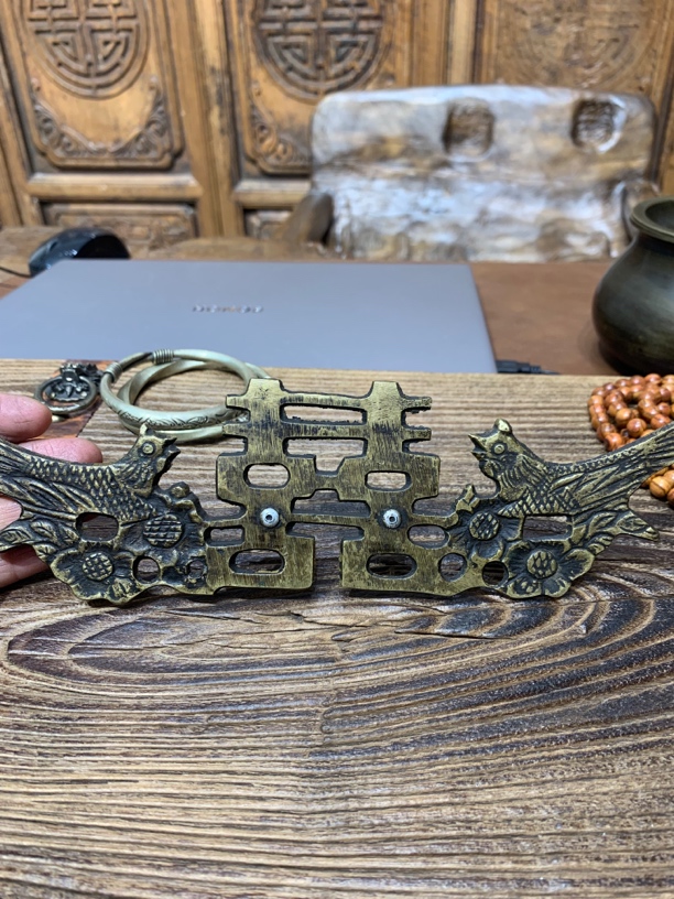 老式铜器古朴厚重包浆圆润收藏佳品实物实拍