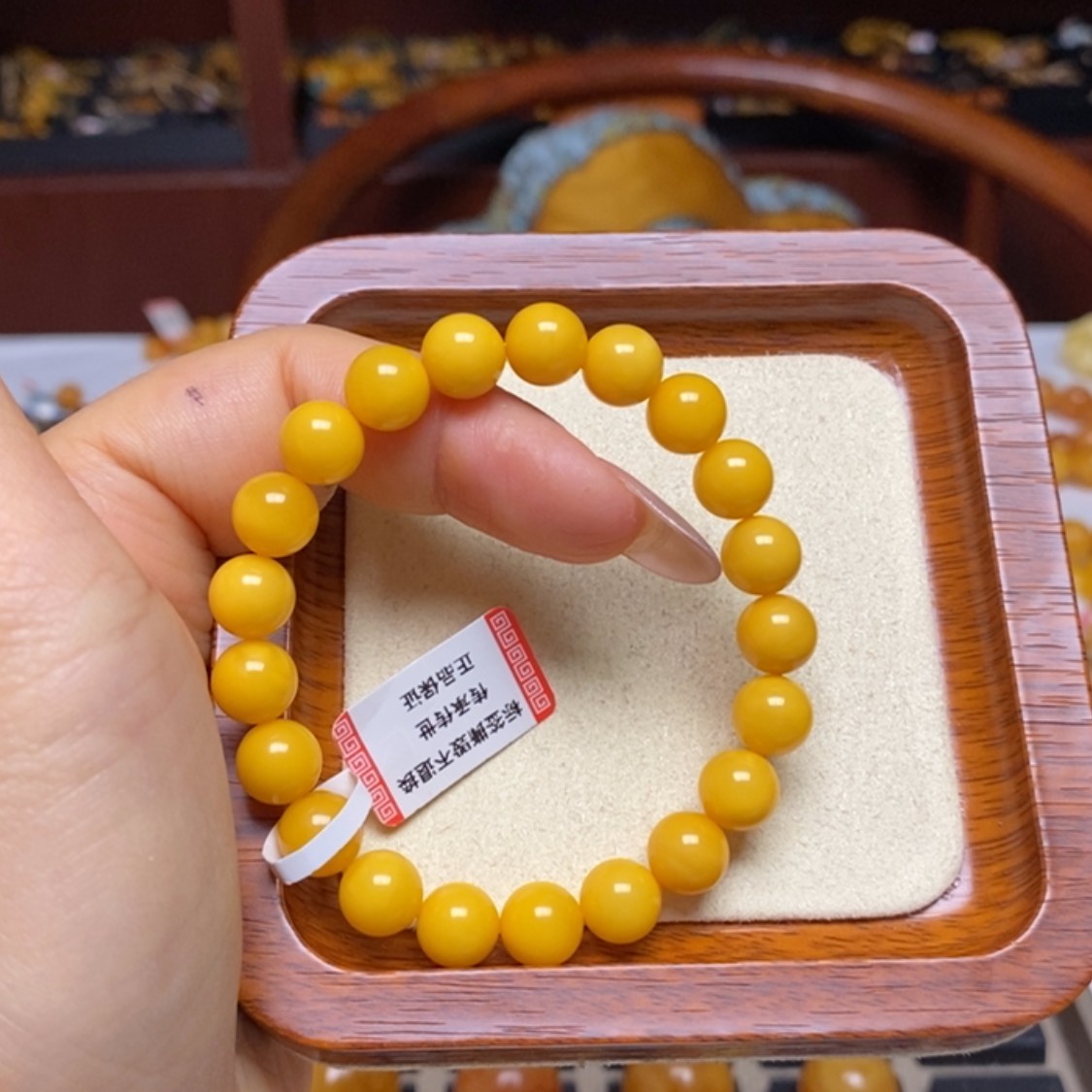 【闪购商品】蜜蜡手链未镶嵌手串