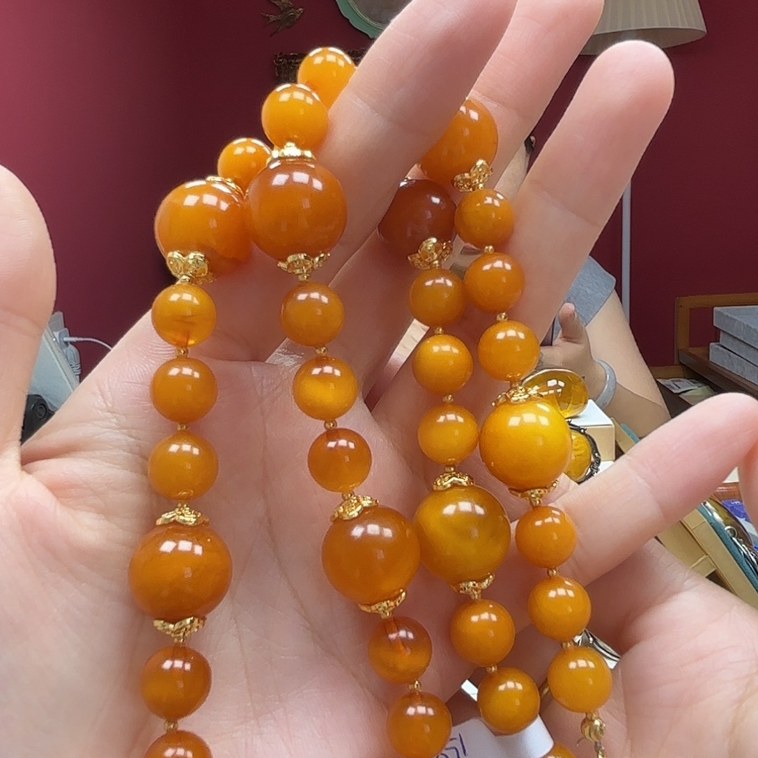 未镶嵌颈饰蜜蜡46锁骨