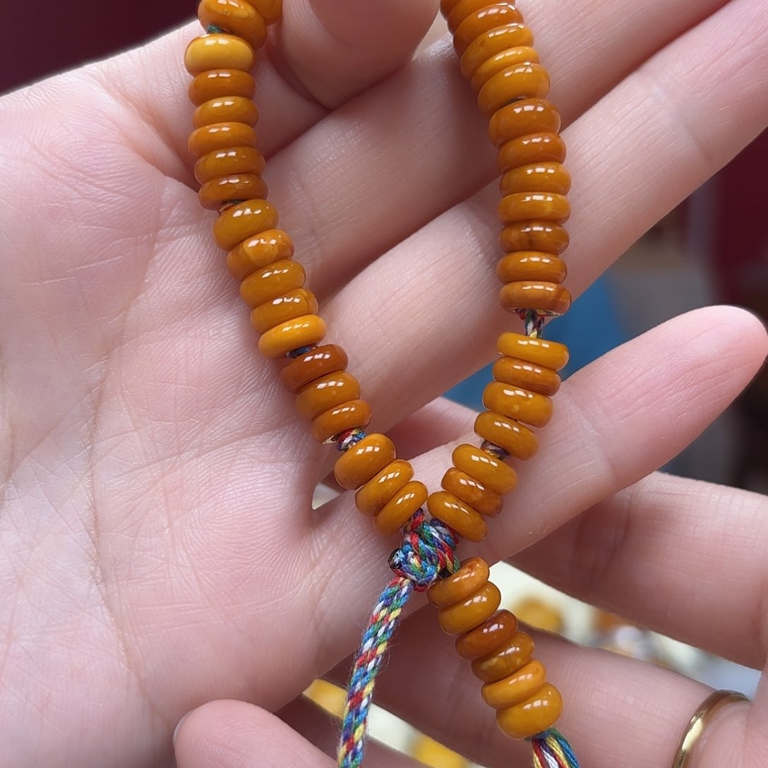 琥珀裸石未镶嵌29手串
