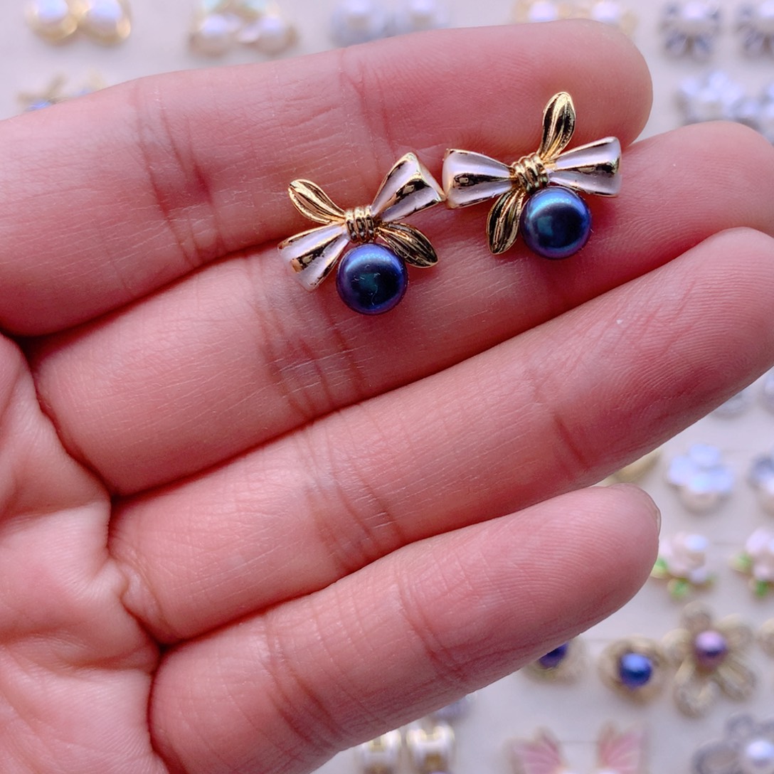 耳饰淡水珍珠合金