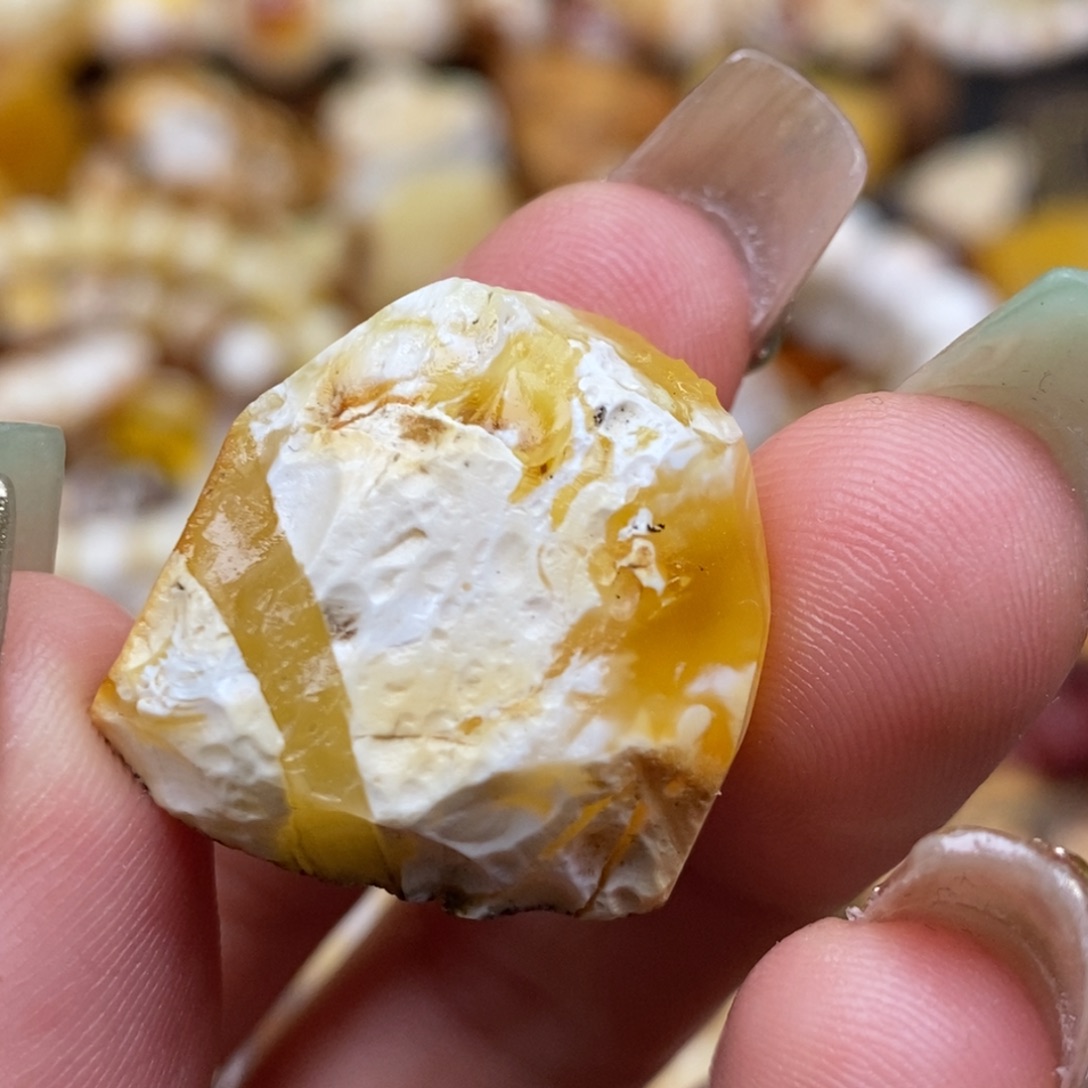 岩***弟定制琥珀未镶嵌蜜蜡