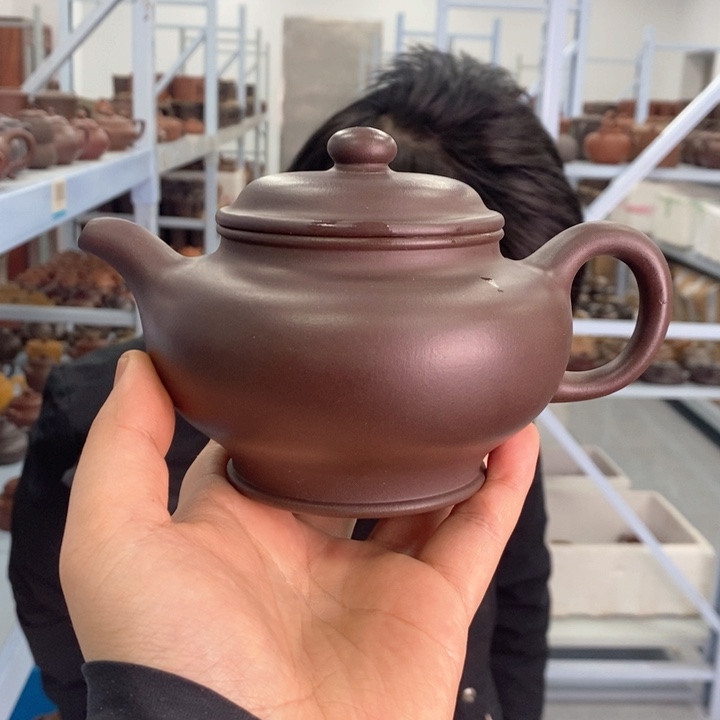 紫砂茶壶大*黄龙山紫砂手工制作