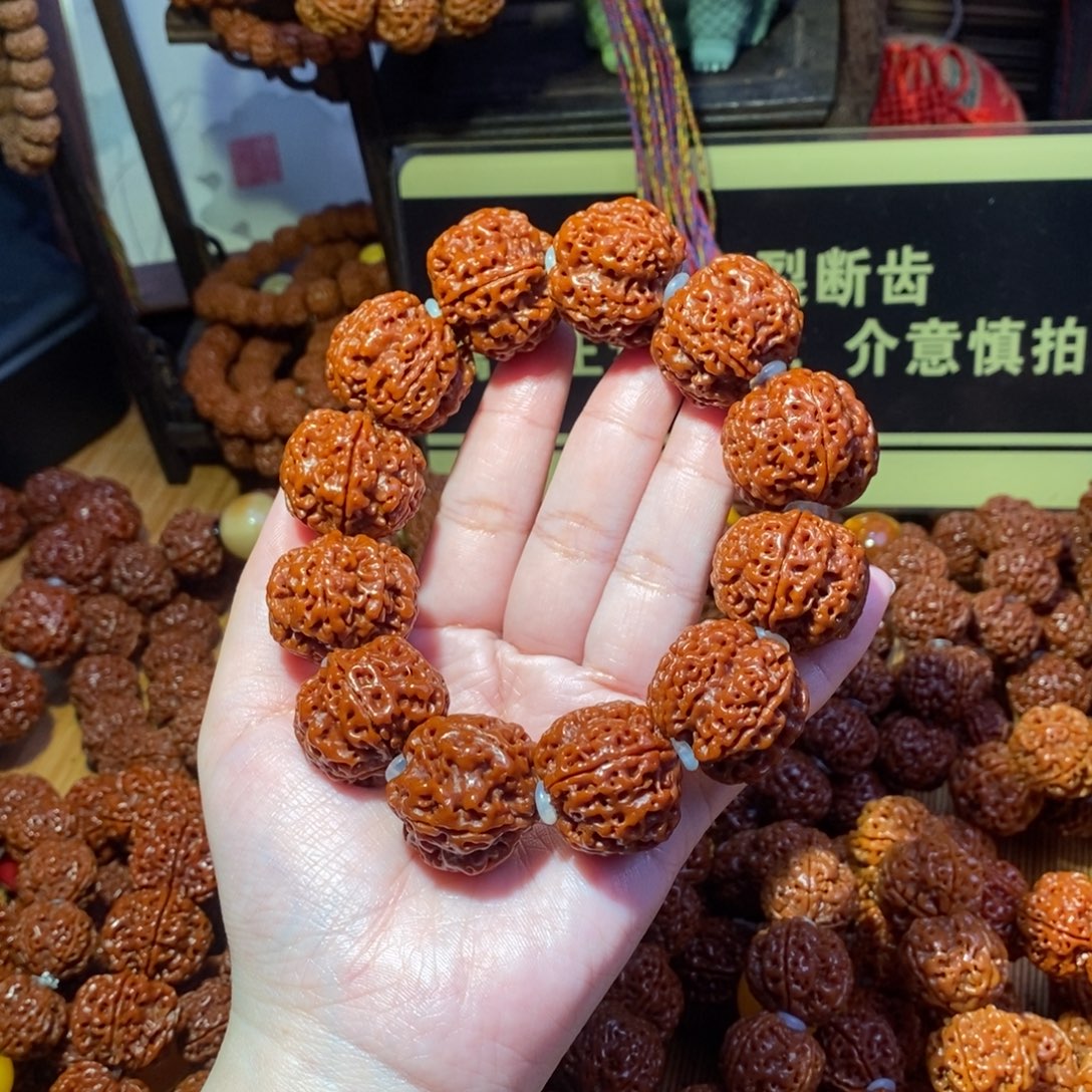 沉***金金刚菩提手串25/5素肉