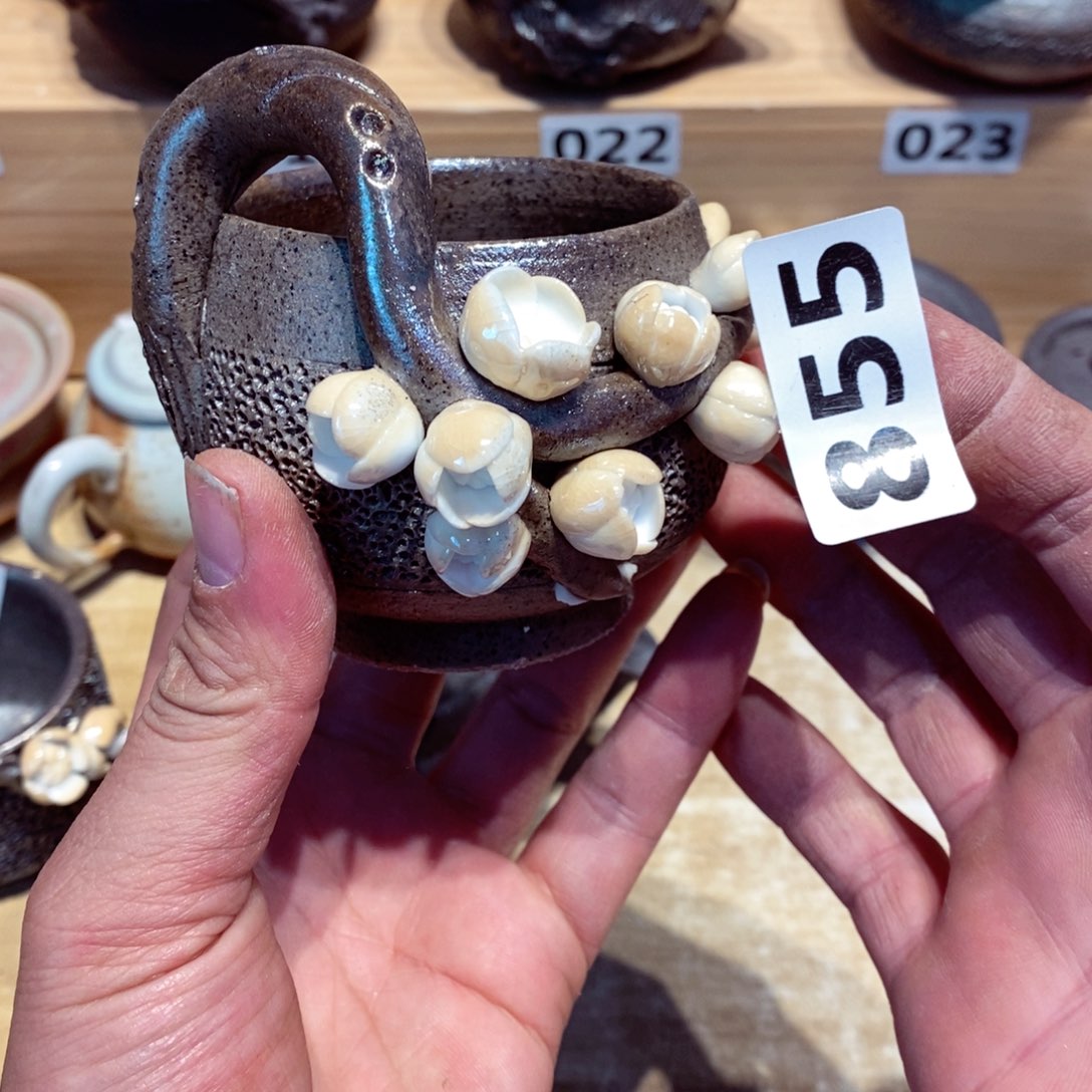 柴烧茶具陶瓷杯子