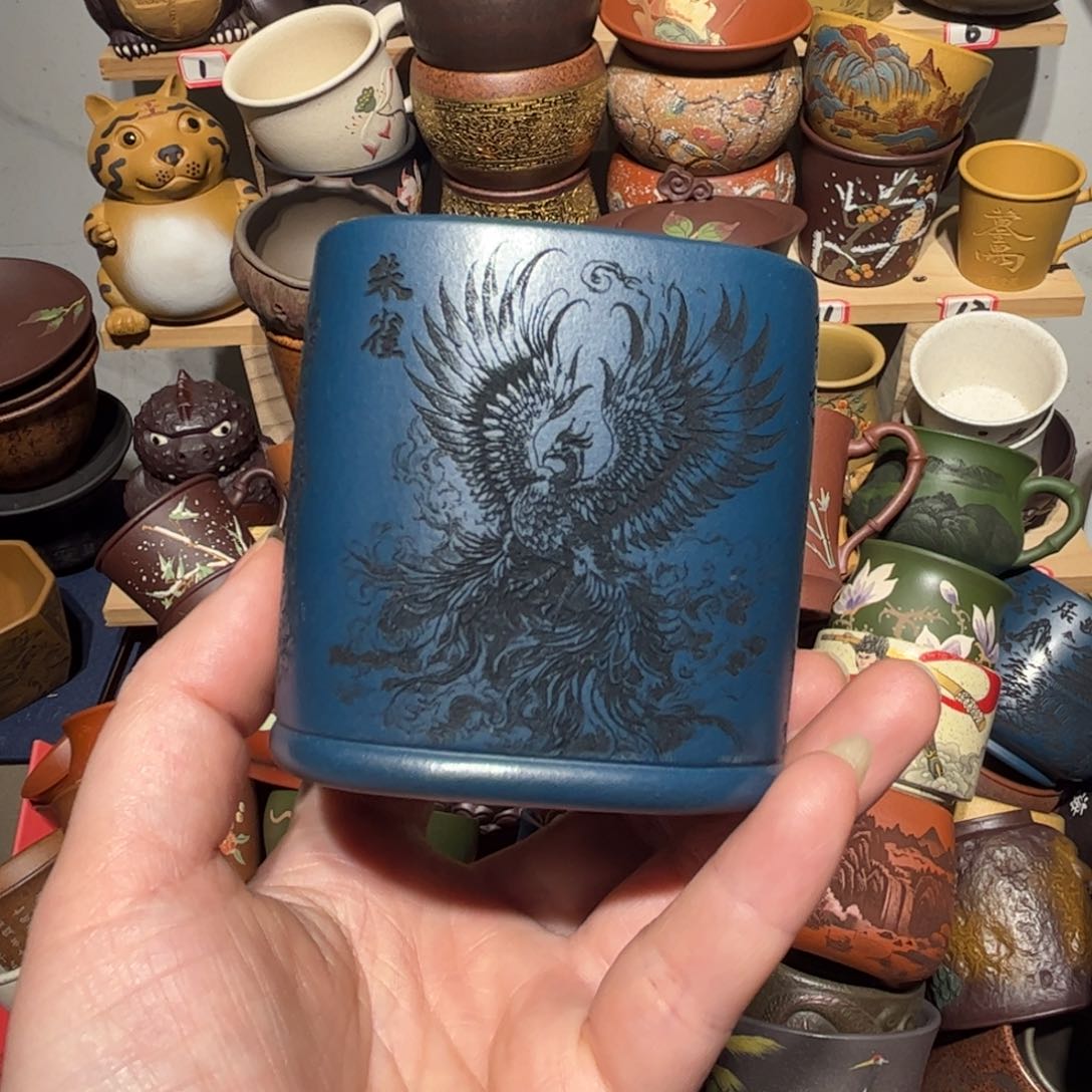 紫砂茶杯宜兴紫砂主人杯