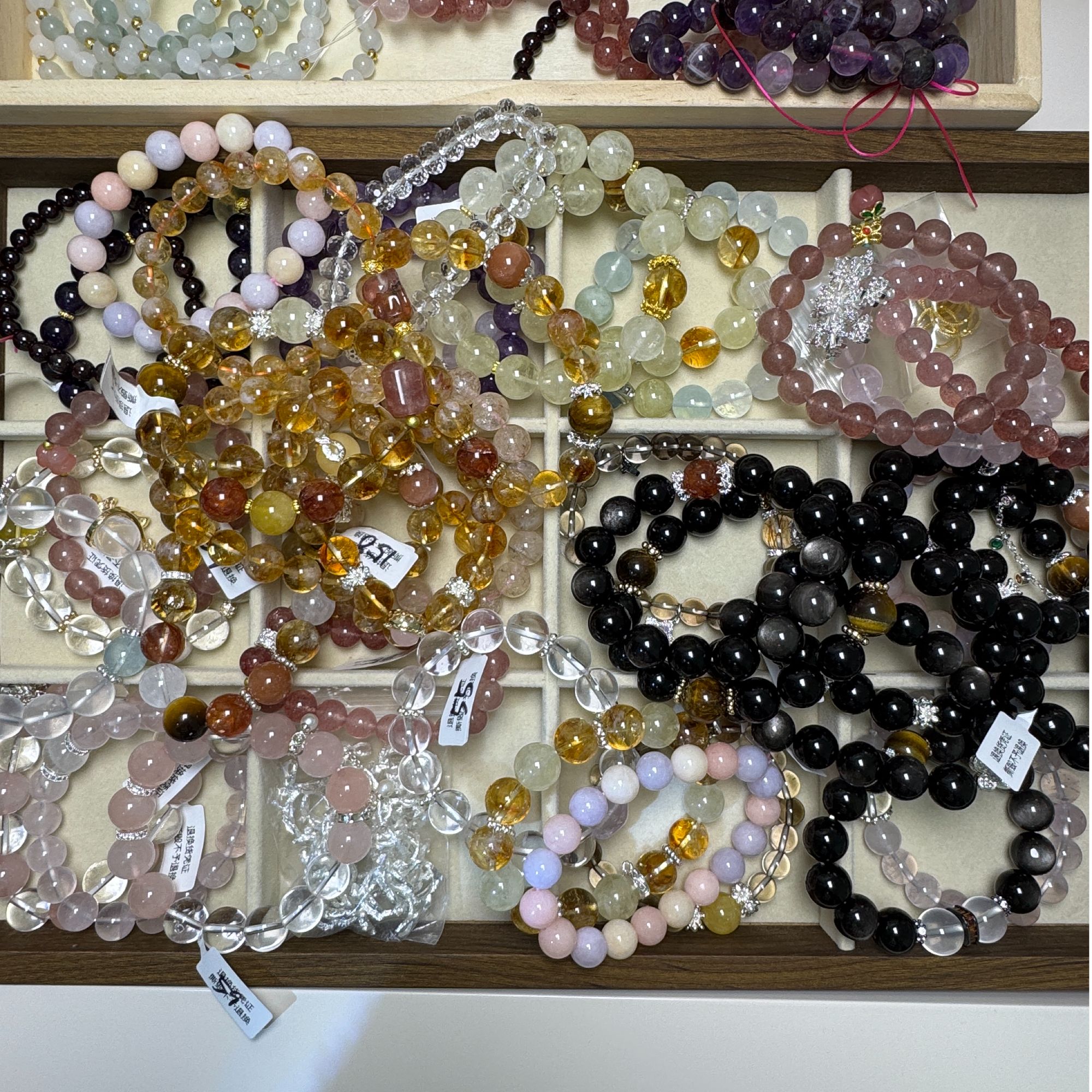 【DIY专拍】天然水晶diy手串时尚创意设计多样性发货