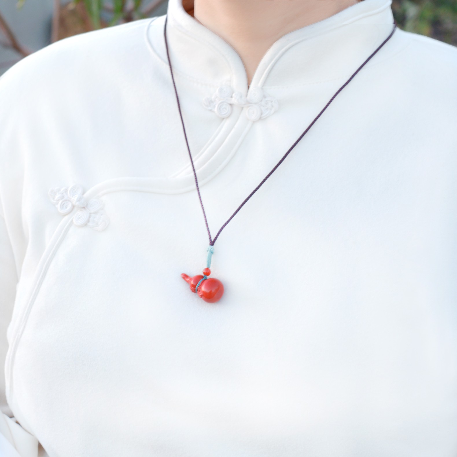 天然辰砂高含量福禄本命年护身符礼物