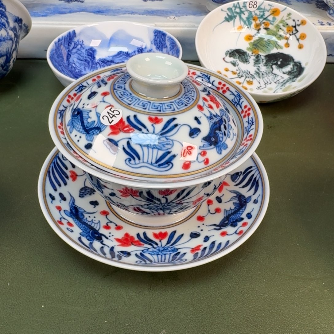 陶景德镇纯手绘茶具圆圆245
