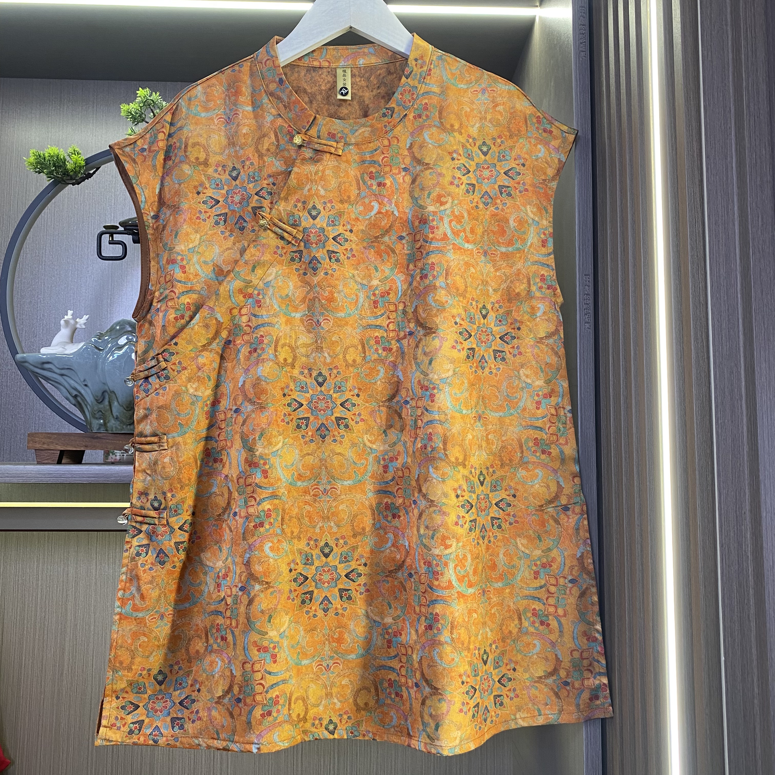 【金果】25年国风新中式6A级香云气质澳代上衣