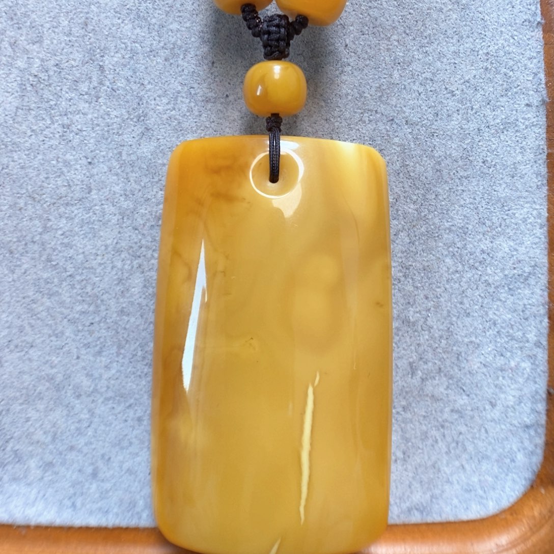 未镶嵌项链蜜蜡蜜蜡吊坠