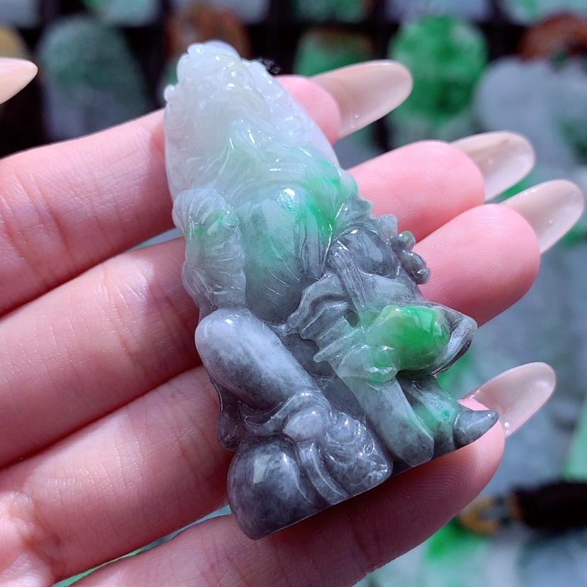 【闪购商品】翡翠颈饰未镶嵌挂件